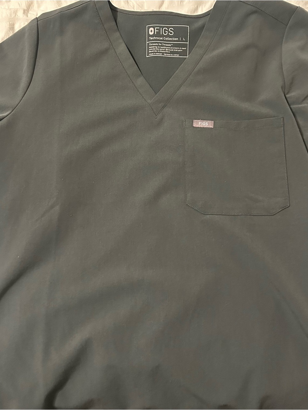 Figs Catarina V-Neck Scrub Top